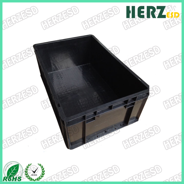 HZ-26423 ESD Circulation Box Conductive bin Antistatic Crate ESD Bin